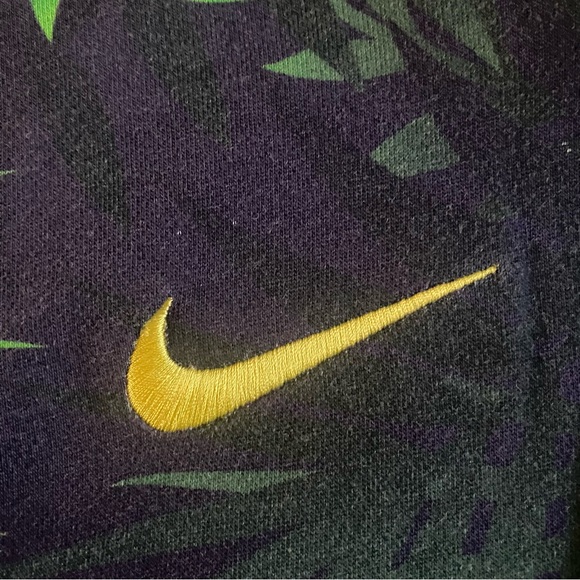 Nike Brazil National Team Hoodie Men M Soccer Tropical Leaves Football - Picture 5 of 15